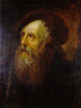 Копия картины "portrait of an old jew" художника "пэн антуан"