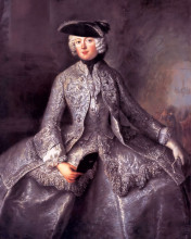 Репродукция картины "princess amalia of prussia as an amazon" художника "пэн антуан"