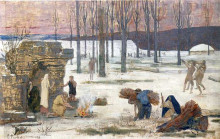 Картина "winter" художника "пюви де шаванн пьер"
