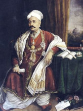 Копия картины "sir t. madhava rao" художника "рави варма"