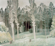 Картина "lombardy poplars" художника "равилиус эрик"