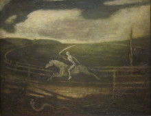 Картина "the race track (death on a pale horse)" художника "райдер альберт пинкам"