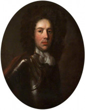 Картина "portrait of a man in armour" художника "райли джон"