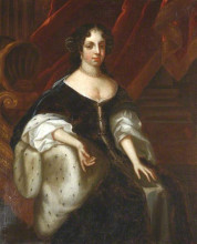 Репродукция картины "catherine of braganza, queen consort of charles ii" художника "райли джон"