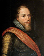Репродукция картины "prince maurice of nassau, prince of orange" художника "райли джон"