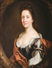 Копия картины "portrait of an unknown lady" художника "райли джон"