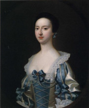 Картина "anne bateman, later mrs. john gisbourne" художника "райт джозеф"