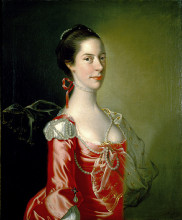 Копия картины "portrait of a lady" художника "райт джозеф"