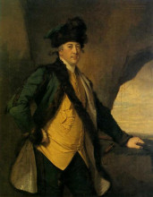 Репродукция картины "john whetham or kirklington, nottinghamshire" художника "райт джозеф"