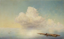 Репродукция картины "облако над тихим морем" художника "айвазовский иван"