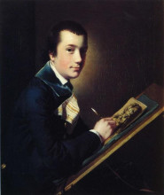 Копия картины "portrait of the revd. samuel rastall, dean of killaloe, ireland" художника "райт джозеф"