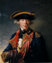 Копия картины "cornet sir george cooke" художника "райт джозеф"