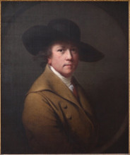 Копия картины "self-portrait" художника "райт джозеф"