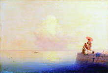 Картина "штиль на море" художника "айвазовский иван"