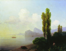 Копия картины "вид судакской бухты" художника "айвазовский иван"