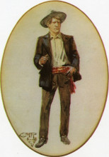 Копия картины "self portrait" художника "рассел чарльз марион"
