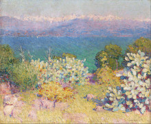 Картина "in the morning, alpes maritimes from antibes" художника "расселл джон питер"