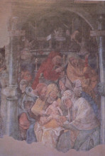 Репродукция картины "fresco in the karmeliterkloster, frankfurt am main" художника "ратгеб йерг"