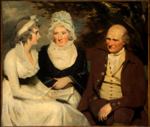 Репродукция картины "john johnstone, betty johnstone, and miss wedderburn" художника "реборн генри"