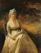 Репродукция картины "portrait of mrs. andrew" художника "реборн генри"