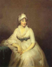Копия картины "portrait of isabella mcleod, mrs. james gregory" художника "реборн генри"