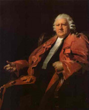 Репродукция картины "portrait of lord newton" художника "реборн генри"