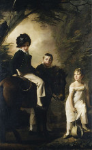 Копия картины "the drummond children" художника "реборн генри"