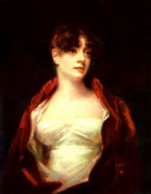 Репродукция картины "mrs. scott moncrieff" художника "реборн генри"