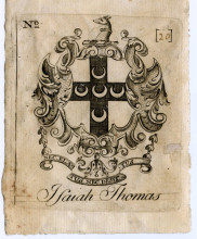 Картина "isaiah thomas bookplate" художника "ревир пол"