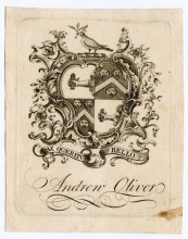 Репродукция картины "andrew oliver bookplate" художника "ревир пол"