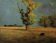Копия картины "peyrelebade landscape" художника "редон одилон"