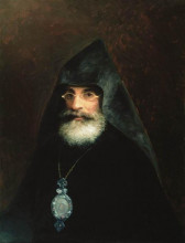 Копия картины "портрет брата художника габриэла айвазяна" художника "айвазовский иван"