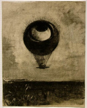 Репродукция картины "eye balloon" художника "редон одилон"