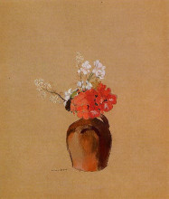 Копия картины "flowers in a pot" художника "редон одилон"