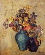 Копия картины "flowers" художника "редон одилон"