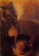 Копия картины "saint george" художника "редон одилон"