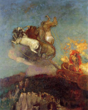 Картина "apollo&#39;s chariot" художника "редон одилон"