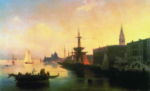 Копия картины "венеция" художника "айвазовский иван"