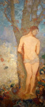 Репродукция картины "saint sebastian" художника "редон одилон"