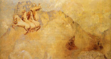 Репродукция картины "apollo&#39;s chariot" художника "редон одилон"