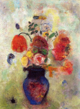 Копия картины "bouquet of flowers" художника "редон одилон"