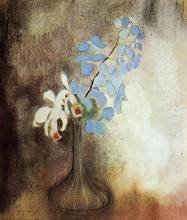 Репродукция картины "orchids" художника "редон одилон"