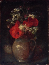 Репродукция картины "bouquet" художника "редон одилон"