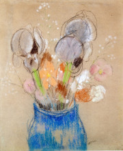 Копия картины "bouquet of flowers" художника "редон одилон"