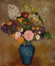 Копия картины "vase of flowers" художника "редон одилон"