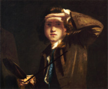 Копия картины "self-portrait" художника "рейнольдс джошуа"