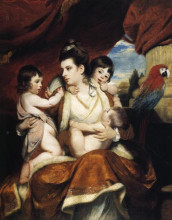 Репродукция картины "lady cockburn and her three eldest sons" художника "рейнольдс джошуа"