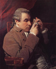 Картина "portrait of joseph baretti" художника "рейнольдс джошуа"