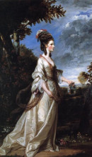 Копия картины "jane, countess of harrington" художника "рейнольдс джошуа"