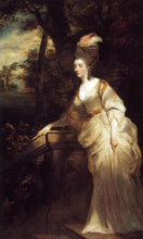 Копия картины "portrait of georgiana, duchess of devonshire" художника "рейнольдс джошуа"